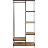 Actona crni ormar od hrastovine Seaford | shoptok.hr