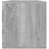  Kutija za pohranu vinilnih ploča siva 71 x 34 x 36 cm drvena | Eponuda.com
