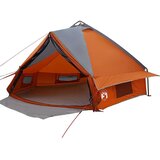  Teepee šator s krovom Siva i narančasta 490 x 410 x 210 cm | shoptok.hr
