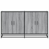  Komoda Siva Sonoma 134x35x76 cm Konstruirano drvo | shoptok.hr