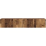 TV zidni ormar Zidne 2 pcs Staro drvo 78,5 x 31 x 29,5 cm | shoptok.hr