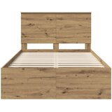  Krevetna konstrukcija Umjetnička hrastovina 120 x 190 cm | Eponuda.com