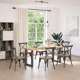vidaXL Noge za blagovaonski stol U-oblik 2 kom Prirodni čelik 70 x (72-73) cm Čelik | shoptok.hr
