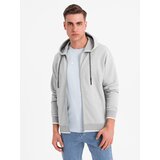 Ombre Men's softly structured hooded sweatshirt - grey | Shoptok.si