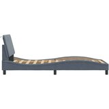  Okvir kreveta s LED svjetlima tamnosivi 80 x 200 cm baršunasti | shoptok.hr