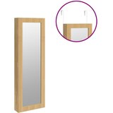  Zidni ormarić za nakit s ogledalom 30 x 8,5 x 90 cm | shoptok.hr