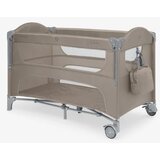 Kikka Boo Krevetac Milky Way premium 2 nivoa sa rancem i spuštajućom stranicom Beige ( KKB11150 ) Cene