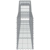  Lučne gabionske košare 7 kom 400x30x60/80 cm pocinčano željezo | shoptok.hr
