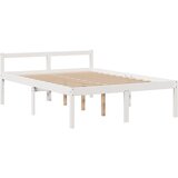  s regalom z knjige bez madraca bijeli 150x200cm borovina | shoptok.hr
