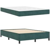  Krevetna konstrukcija Bijela i svijetlosiva 140 x 190 cm Baršun | shoptok.hr