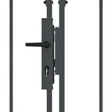  Vrata Ograde za Vrt s Arhivnim Vrh Assen Siva 400 x 100 cm | shoptok.hr