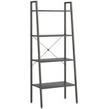  Samostojeće police s 4 razine crne 56 x 35 x 140 cm | shoptok.hr