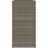 vidaXL Vrtne sadilice 2 kom siva 40 x 40 x 80 cm od poliratana | shoptok.hr