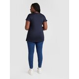 Only Carmakoma Majica 'CARKETTY' bež / nočno modra / pastelno modra / zlata | Shoptok.si