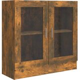  Vitrina boja dimljenog hrasta 82,5x30,5x80 cm konstruirano drvo | Eponuda.ba