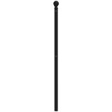  Metalno uzglavlje crno 200 cm | shoptok.hr
