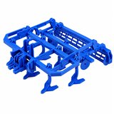  Agricultural Farm Tractor With Cultivator Tillage Unit Green 1:24 | Shoptok.si