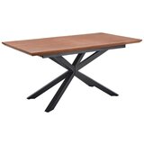 Bessagi Home Raztegljiva Jedilna Miza Fulvio, Barva Oreha | Shoptok.si