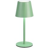  Svijetlo zelena LED stolna lampa s metalnim sjenilom (visina 21 cm) Diaz – | shoptok.hr