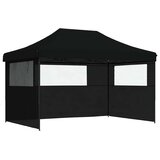 Šator za svadbe - šator za zabave Crna 292 x 440 x 315 cm Oxford tkanina - Crna s dvije bočne zidove Da | shoptok.hr