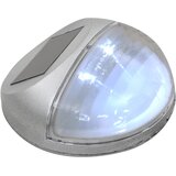 Vanjske solarne zidne svjetiljke LED 24 kom okrugle srebrne | shoptok.hr