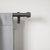 Umbra Mat črna jeklena karnisa z nastavljivo dolžino 91 - 168 cm Cleo – | Shoptok.si