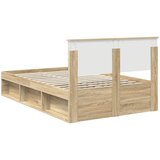  Krevetna konstrukcija Sonoma 120 x 190 cm Čvrsto borovo drvo | shoptok.hr