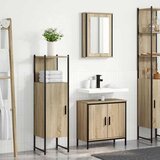  Set namještaja za kupaonicu 3 kom. Smeđa 60 x 30 x 60 cm | shoptok.hr