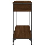  Konzolni stol boja hrasta 100 x 34,5 x 75 cm konstruirano drvo | shoptok.hr