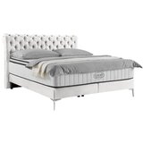 Premium Living Boxspring Postelja Queen, Bež, Ca. 160x200cm | Shoptok.si