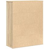 vidaXL Knjižna omara sonoma hrast 60x24x76,5 cm inženirski les | Shoptok.si
