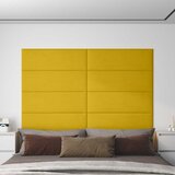  Zidna uzglavlja 12 pcs Žuta Baršun | shoptok.hr