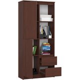 AKORD Regal, 1 Vrata In 2 Predala, Wenge, (5000332492) | Shoptok.si