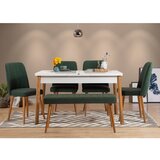  Trpezarijski sto i stolice santiago atlantic white green Cene
