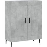  Visoka komoda siva betona 69,5x34x180 cm od konstruiranog drva | shoptok.hr