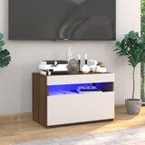 vidaXL tv ormarić s led svjetlima boja smeđeg hrasta 60 x 35 x 40 cm Cijene