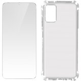 AVIZAR Celoten 360° Premium paket Samsung Galaxy A03s - prozorno mehko ohišje iz kaljenega stekla, (20717378) | Shoptok.si