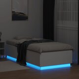  Okvir za krevet s LED svjetlima bijeli 100 x 200 cm drveni | Eponuda.ba