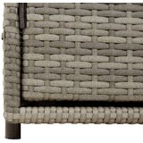 vidaXL Vrtni ormarić za pohranu sivi 110x55x60 5 cm od poliratana | shoptok.hr