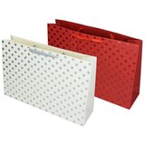  Darilna vrečka Deluxeplus, jumbo, horizontalna, zvezdice Cene