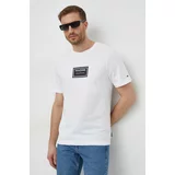 Tommy Hilfiger Bombažna kratka majica moški, bela barva