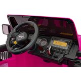  Licenciran avto na akumulator Jeep Wrangler Rubicon 4x4 - roza | Shoptok.si