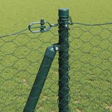  Heksagonalna ograda s betonskom osnovom 100 x 1,2 m Zelena | shoptok.hr