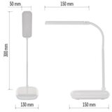  Namizna LED svetilka MOLLY bela | Shoptok.si