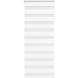 vidaXL zebra senčilo bela 55x100 cm tkanina širina 50,9cm poliester | Shoptok.si