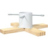 vidaXL Stalak za božićno drvce 1.73 Bijelo 50 x 50 x 16 cm | shoptok.hr