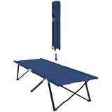  Sklopivi kamperski krevet Plava 206 x 76 x 74 cm Oxford i čelik | shoptok.hr