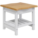  Bocni stol EKAI Bijela 50 x 50 x 45,5 cm Masivna borovina | shoptok.hr
