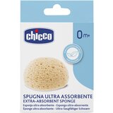 Chicco Extra-Absorbent Sponge dječja spužva za kupanje 0m+ 1 kom | shoptok.hr
