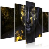  Slika - Bathed in Gold (5 Parts) Wide 100x50 | shoptok.hr